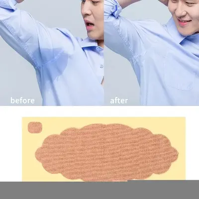 Picture of Sweat Pads for male and female Summer Deodorants Underarm Anti Perspiration Sweat Pads Disposable Armpit Absorb Sweat Shield Pad