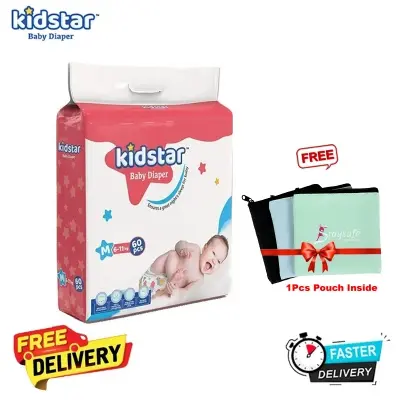 Picture of Kidstar Belt Diaper Medium 60pcs 6-11 KG