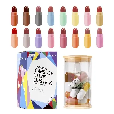 Picture of Mini Capsule Lipstick 16 pis lipstick