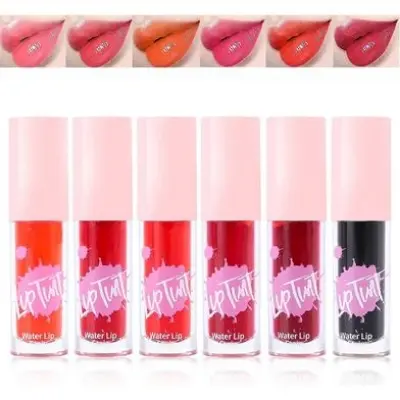 Picture of HANDAIYAN 6 Colors Moisturizer Lip Tint Waterproof Dual-use Non-Stick Cup Natural Lips Cheeks Liquid Lipstick Blush Velvet Matte Lip Gloss