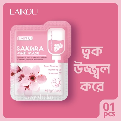 Picture of Laikou Sakura Mud Mask: Blossom Goodness-1pcs