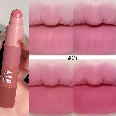 Picture of Cappuvini 4 In 1 Waterproof Long Lasting Non-stick Cup Lip Gloss Matte Velvet Lipstick Pen Crayon Lipstick Fashion Red Lip Tint Makeup Cosmetic