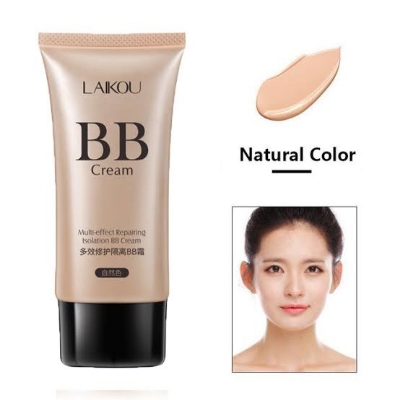 Picture of Laikou BB Cream Moisturizer Makeup Isolation Concealer Foundation Liquid Color Makeup Cosmetics Skin Lightening Cream-50gm-Natural