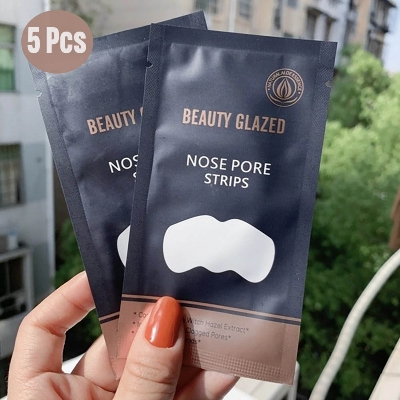 Picture of BEAUTY GLAZED NOSE PORE STRIPS -5 PIECES