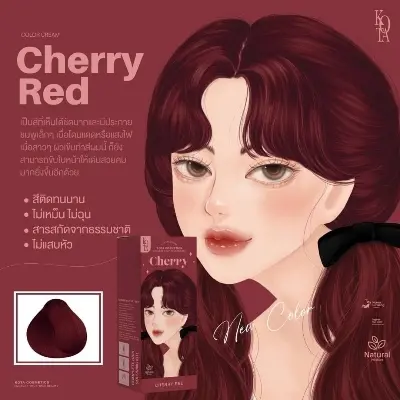 Picture of Kota Color Cream Hair Color (CHERRY RED)