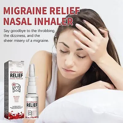Picture of South Moon Migraine Relief Nasal Inhaler Head Pain Treatment Medical Spray Chinese Medicine for Anxiety Nerve Relax Care-30ml