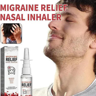 Picture of South Moon Migraine Relief Nasal Inhaler Head Pain Treatment Medical Spray Chinese Medicine for Anxiety Nerve Relax Care-30ml