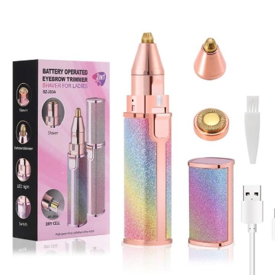 Picture of 2-in-1 Lady Shaver Flawless Eyebrow Trimmer