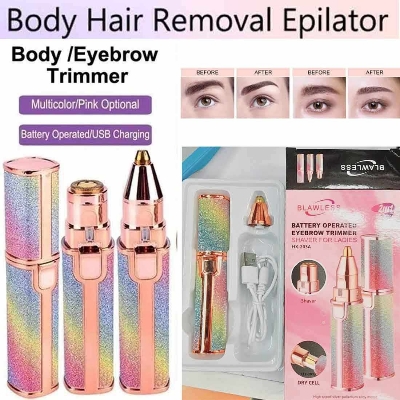 Picture of 2-in-1 Lady Shaver Flawless Eyebrow Trimmer