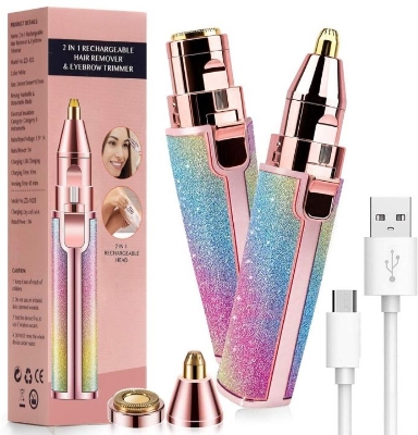 Picture of 2-in-1 Lady Shaver Flawless Eyebrow Trimmer
