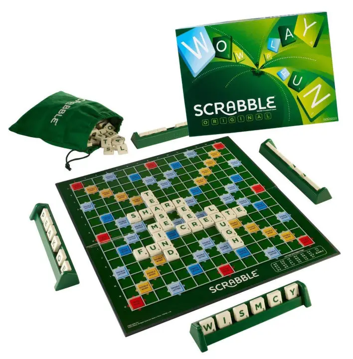 Picture of Scrabble Crossword Board Game Indoor Family Game Multiplayers Game