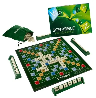 Picture of Scrabble Crossword Board Game Indoor Family Game Multiplayers Game