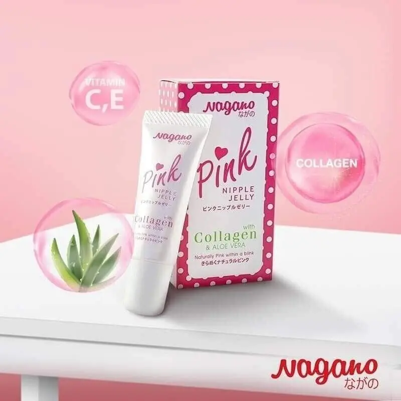 Picture of Jelly Lips Repair NAGANO PINK Nipples Vitamin E Collagen Aloe Vera Whitening -10gm