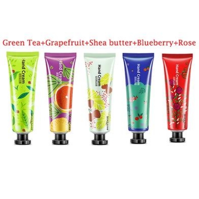 Picture of BIOAQUA Fruits Hand Cream Sets Moisturizing Sakura Hands Cream Anti-chapping Nourishing Repairing Handcream Hand Skin Care-5pcs