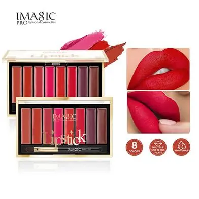 Picture of IMAGIC Matte Lipstick Mousse Waterproof Long Lasting Liptint Palette 8 Colors