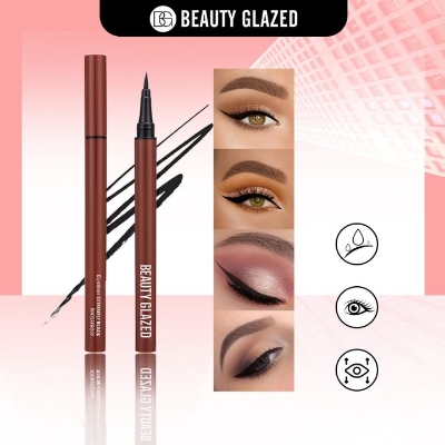 Picture of Beauty Glazed Eyeliner Natural Eye Make Up Super Waterproof Long Lasting Eye Liner Easy To Wear Eyes Makeup Cosmetics Tool-Black