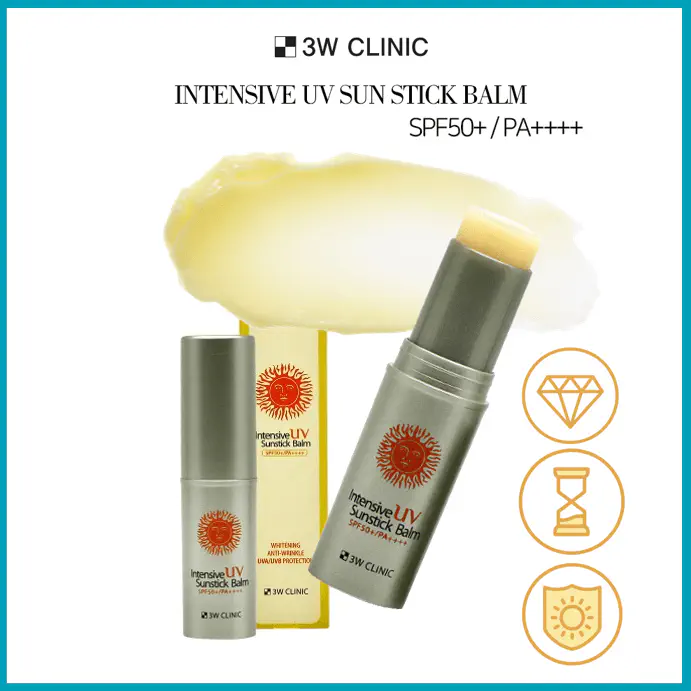 Picture of 3W CLINIC Intensive UV Sunstick Balm -10g SPF 50+/PA++++