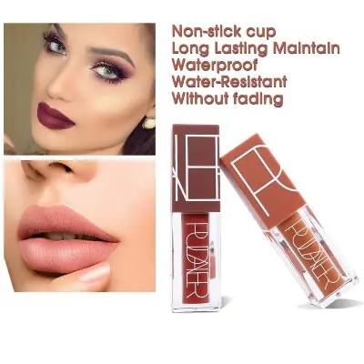 Picture of Pudaier 5pcs Waterproof Long Lasting Matte Liquid Lipstick Matte lipstick Gloss set lipstick set