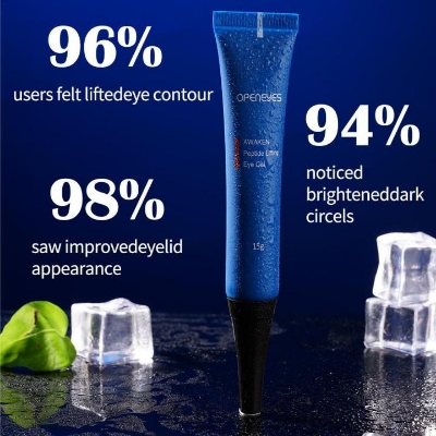 Picture of OPENEYES Awaken Peptide Lifting Eye Gel Himse Awaken Peptide Depuffing Eye Gel for Reduces Puffiness Under Eye Bags, Wrinkle