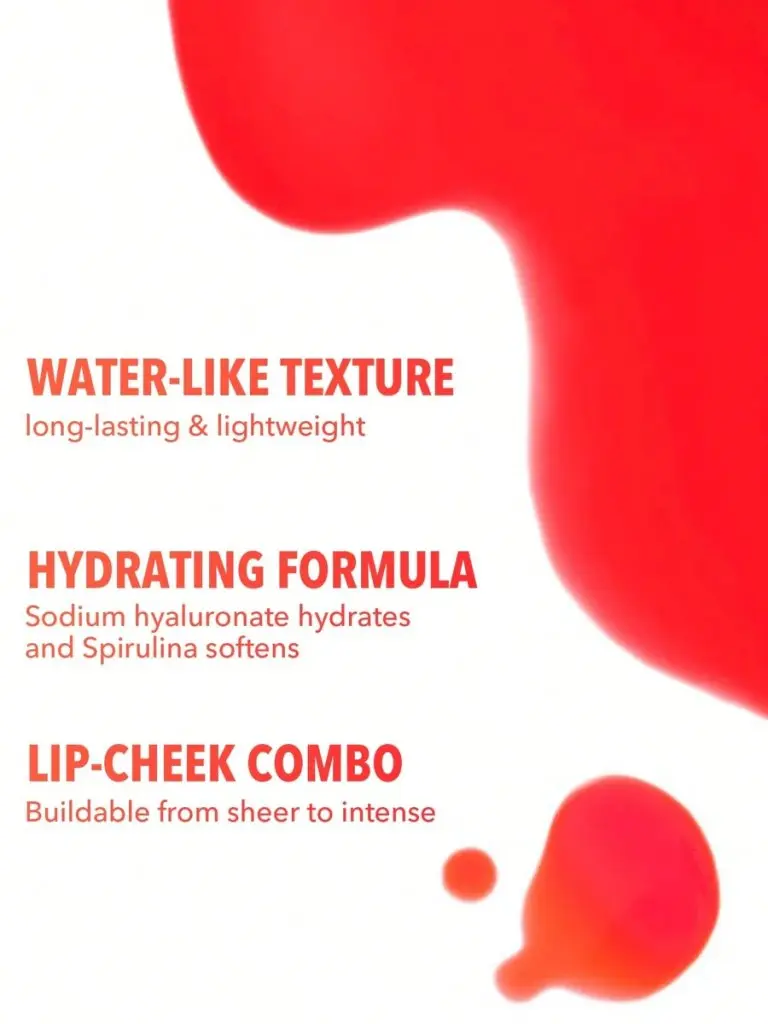 Picture of SHEGLAM For The Flush Lip & Cheek Tint-Fruit Punch Long-Lasting Matte Finish Lip Tint Easy-To-Use Lightweight Blush Moisturizing Lip Stain Liquid Lipstick Pink Liquid Lipstick