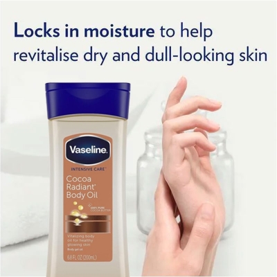 Picture of Vaseline Intensive Care Cocoa Radiant Body Oil Pure Butter (200ml)
