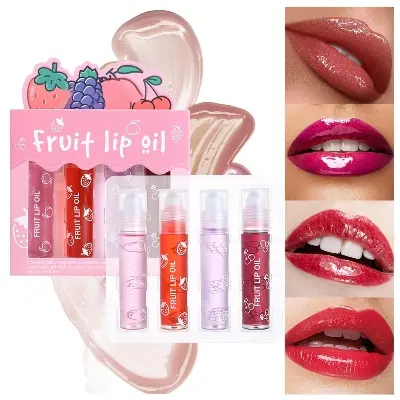 Picture of Dragon Ranee 4 in 1 Lip Oil set moisture and softener Your Lips