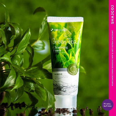 Picture of 3W Clinic Green Tea Foam Cleansing 100ml