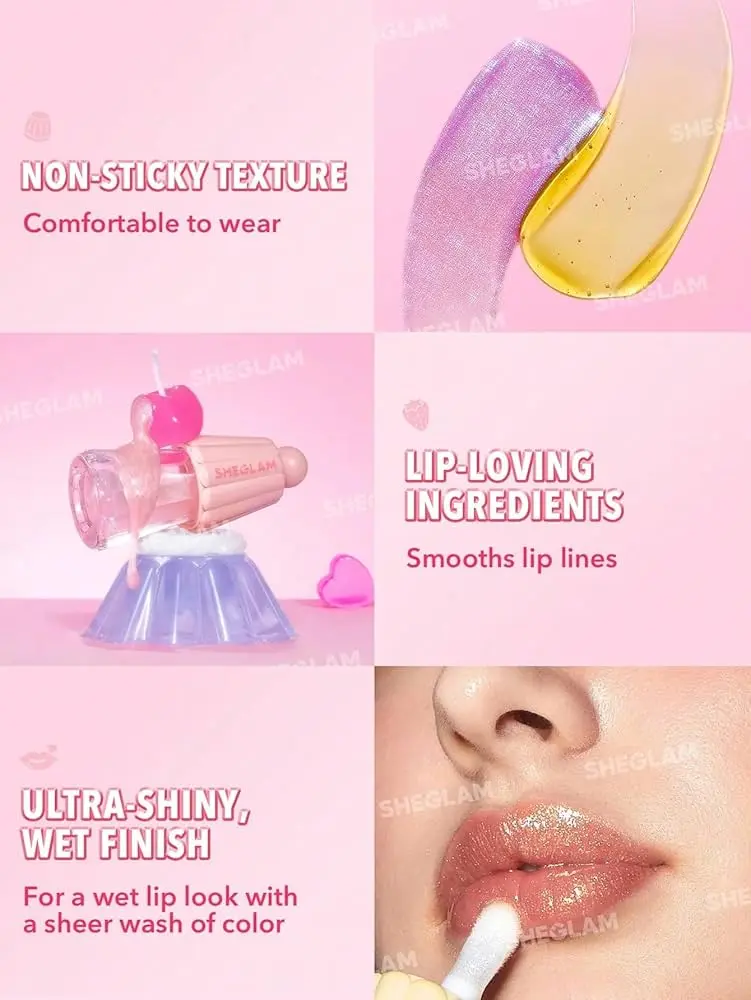 Picture of SHEGLAM Jelly Wow Hydrating Lip Oil 6 color (1pis)