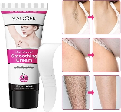 Picture of SADOER Moisturize Smoothing Easy Painless Armpit legs Arms Hair Remover Cream-50gm