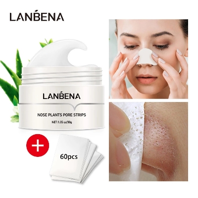 Picture of "Lanbena Nose Plants Strips 2% BHA Mask Box - 30g (60PCS Strips Include)