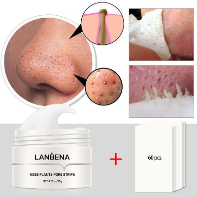 Picture of "Lanbena Nose Plants Strips 2% BHA Mask Box - 30g (60PCS Strips Include)