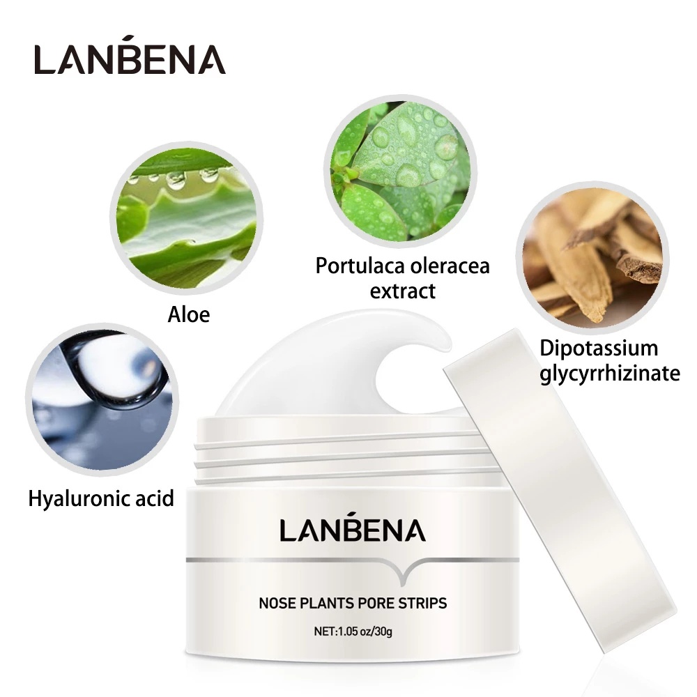 Picture of "Lanbena Nose Plants Strips 2% BHA Mask Box - 30g (60PCS Strips Include)