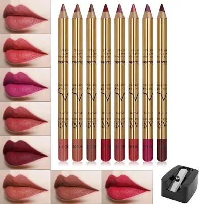 Picture of Imagic 8-Color Lipliner Pencil Long Lasting Waterproof Professional Soft Smooth Colorful Matte Lipstick Cosmetics Makeup Tool