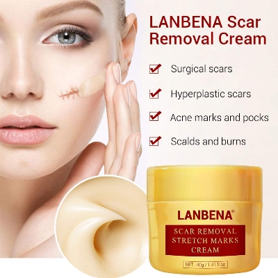 Picture of LANBENA Acne Scar Removal Cream Repair Acne Spots Acne Treatment Blackhead Whitening Shrink Pores Stretch Marks Skin Care 40g