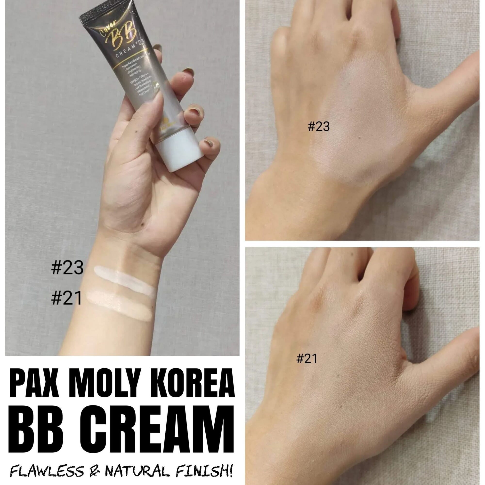 Picture of Pax Moly Cover BB Cream Shade #23 Natural Beige SPF50+/PA+++