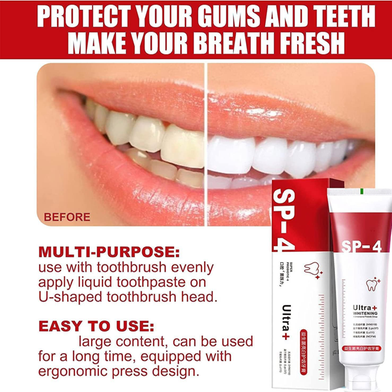 Picture of Probiotic Toothpaste freshen breath maintain oral health whiten teeth Stain Removing Sp-4 Toothpaste Teeth Cleaner Plaque Remove Yayashi sp-4