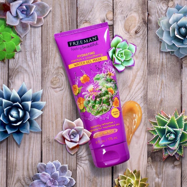 Picture of FREEMAN HYDRATING cactus + cloudberry WATER GEL MASK 175ml