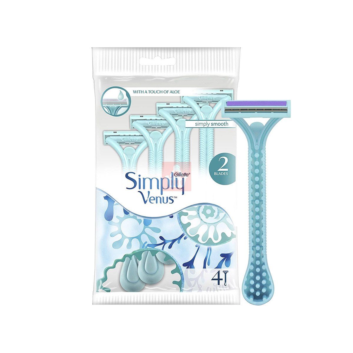Picture of Simply Venus 2 Disposable 4 Razor For Women