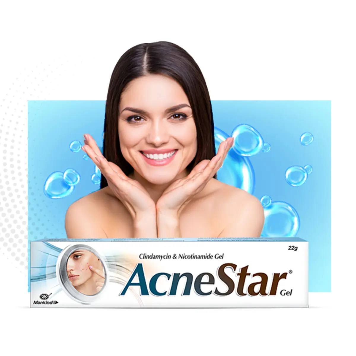 Picture of AcneStar Gel - Acne, Pimples Control Gel | 22g | Made in INDIA