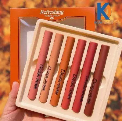 Picture of Hangfang Velvet Matte Lipstick Set 6 Pcs,6 Colours Set