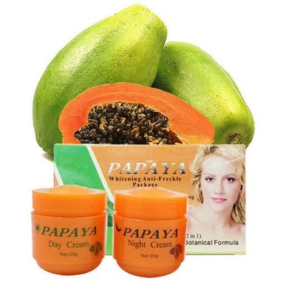 Picture of 2 in 1 FEIQUE Papaya Whitening Anti-Freckle Day Night Cream Set