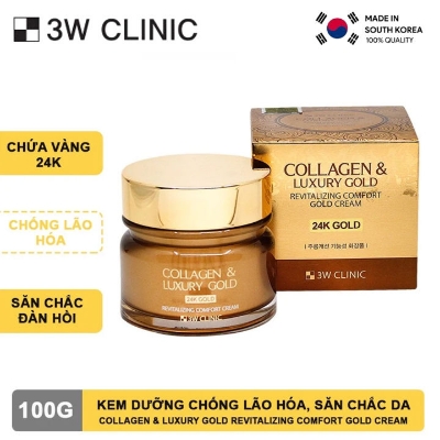 Picture of KOREAN COSMETICS 3W Clinic Collagen & Luxury Gold Cream 100ml