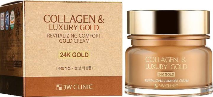 Picture of KOREAN COSMETICS 3W Clinic Collagen & Luxury Gold Cream 100ml