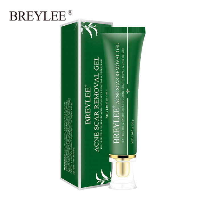 Picture of BREYLEE Acne Scar Removal Gel Fade Acne Marks Spots Remove Skin Pigmentation Soothing Prevent Acne Treatment Serum Essence -30gm