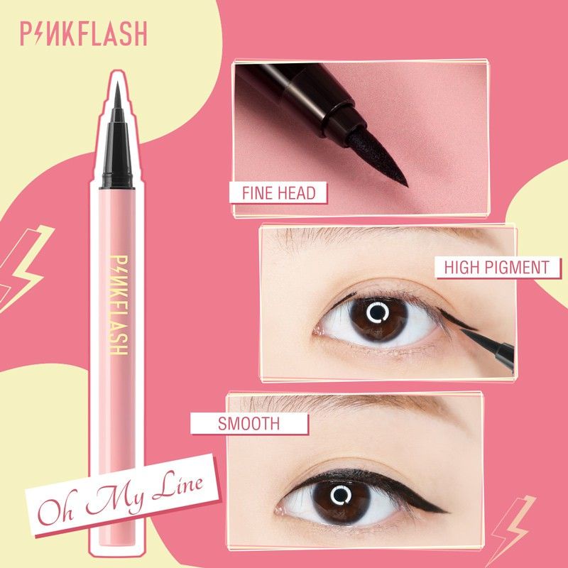 Picture of PINKFLASH Lock All Day Waterproof Eyeliner (E01) - Black