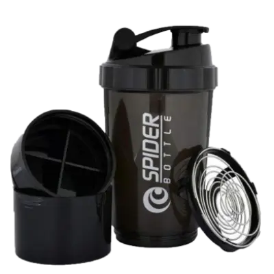 Picture of Stay Hydrated and Energized with the Spider Shaker Bottle Perfect for Gym - A Convenient Way to Mix Protein Shakes and Keep Going Through Your Workouts