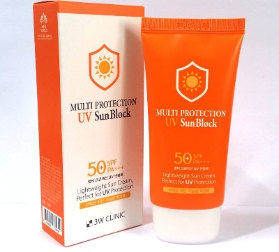 Picture of 3W CLINIC Multi Protection UV Sun Block SPF50+/PA+++ 70ml