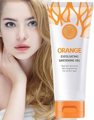 Picture of Orange Exfoliating Whitening Gel Orange Exfoliating Gel Scrub Face Whitening Whitening Lazy Cream For Face