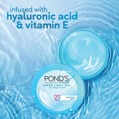 Picture of Ponds Super Light Gel with Hyaluronic Acid + Vitamin E - 50ml