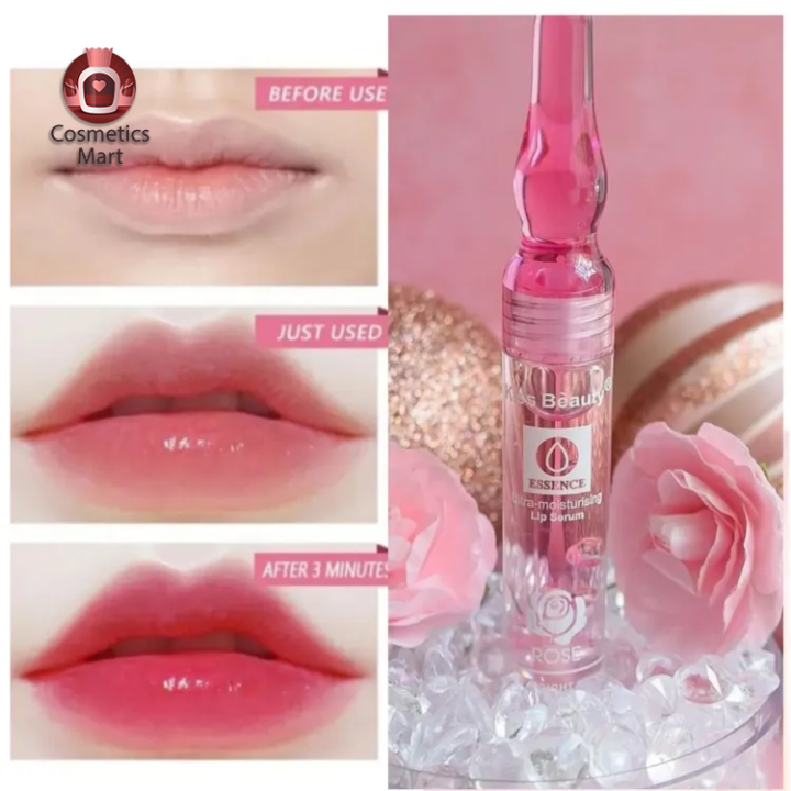 Picture of Kiss Beauty Lip Serum Essence Ultra Moisturising Rose 5ml
